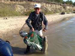 Рыбалка на Обском водохранилище (море).
