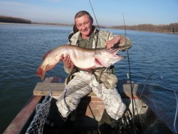Рыбалка на реке Обь. Осень 2010. Щука 8,4 кг.