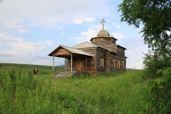 Старинная церковь, построенная ещё в 1705 году казаками, осваивавшими Камчатку.