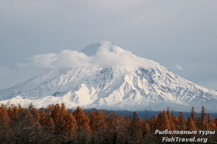 Вулканы Камчатки.