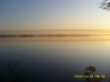 Рассвет на озере Любкино, Северный район Новосибирской обл.