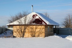 Баня на дровах с вениками в Сузунском районе НСО.